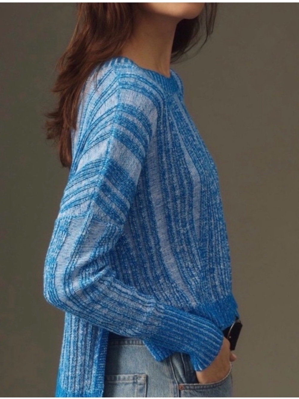 NWT Anthropologie Pilcro high-low knit pullover ($98)